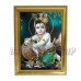 Bal Krishna in Photo Frame