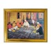 Sai Baba Prasad Giving Photo in Golden Frame