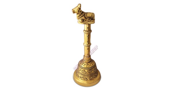 Sacred OM Brass Altar Bell -  Canada