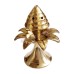 Kalash Shaped Golden Incense Stick (Agarbatti) Stand in Brass