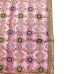 Flower Embroidery Chunari Magenta Color For Devi - 1/2 Meter