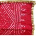 Jaipuri Rajasthani Bandhani Women Silk Dupatta with Gota Work and Latkan