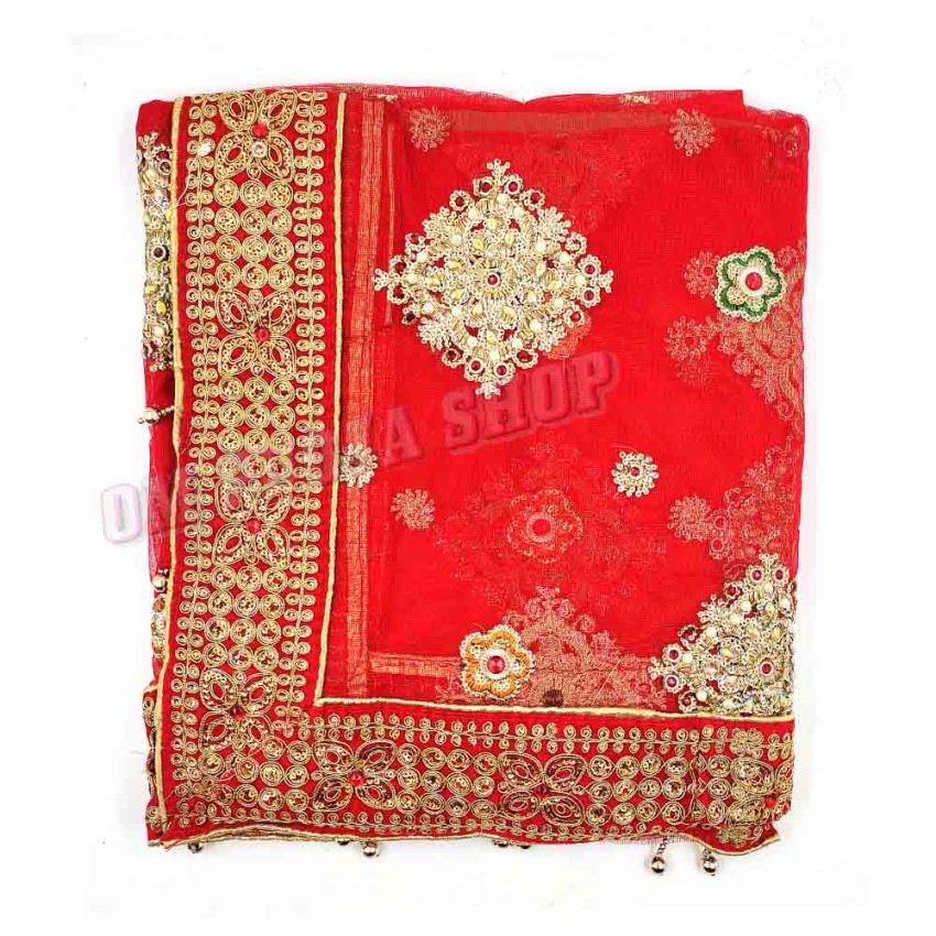 Vedaa Embroidered Shastri Chunri with Fancy Border - 2 Meter