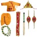 Krishna Dress And Shringar for Baby Boys & baby Girls For Janmasti Festival - 3 Month To 3 Years