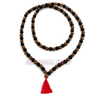 Rudraksha Black Hakik Combination Mala - 108 Beads