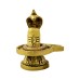 Auspicious Shivling with Nag Devata in Brass - Height_3 inch