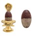 Bhuthanath Narmada River Stone Shivling with Brass Yoni Base