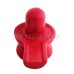 Moonga Shivling in Red Coral - 116 Gram