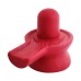 Moonga Shivling in Red Coral - 116 Gram