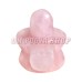 Shivling in Rose Quartz Gemstone - 160 GMS