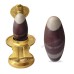 Third Eye Narmada Shivling with Brass Yoni Base