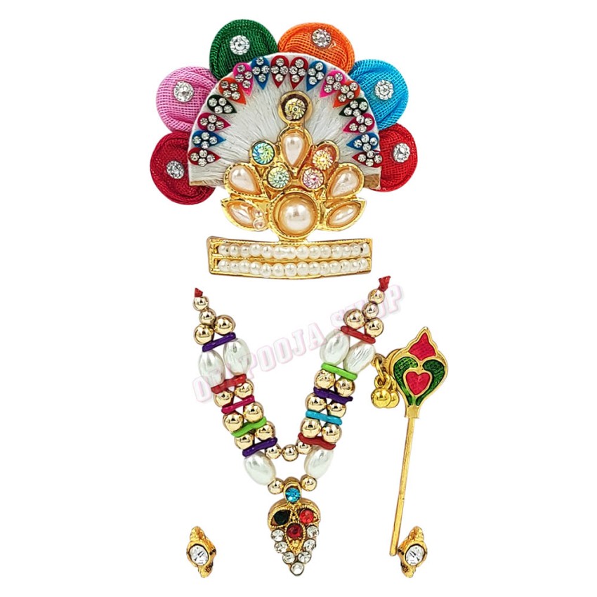 Krishna Shringar Jewellery Set