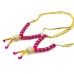 Multi Color Small Mala/Haar for God and Goddess for Murti set of 2