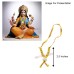 Multi Color Small Mala/Haar for God and Goddess for Murti set of 2