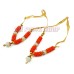 Orange Color Small Haar / Mala for Deity for Murti set of 2