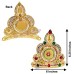 Deity Crown Mukut Size- 6 x 6.25 inches