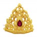 Divine Golden Mukut for God & Goddess Decoration Headgear Ornament