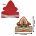 Multi Color Moti Crown for Statue - Size: 4.25 x 4.5 inches