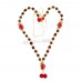 Rudraksha Golden Caped Mala