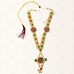 Golden Kanthi Necklace Ornament For Statues and Idols