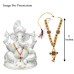 Golden Kanthi Necklace Ornament For Statues and Idols