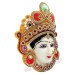 Mahalakshmi Devi Mukhota With Stone Decorated - 6 inches