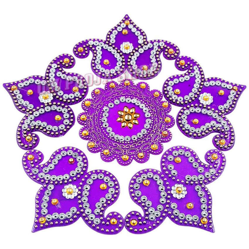 Captivating Chakra Acrylic Plastic Rangoli for Home and Shop Decor