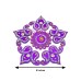 Captivating Chakra Acrylic Plastic Rangoli for Home and Shop Decor