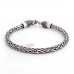 Rope Design Bracelet in Sterling Silver For Women & Girls