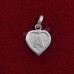 A Letter Pendant in Pure Silver & Pure Gold - Size: 15x19 mm