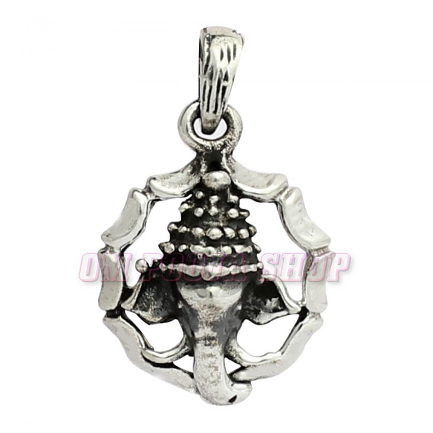 Mangalmurti Ganesh Pendant in Pure Sterling Silver