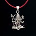 Bhadrakali Pendant in Pure Sterling Silver