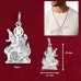 Goddess Of Knowledge Saraswati In Sterling Silver