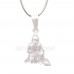 Spiritual Hanuman Bless Pendant With Chain in Sterling Silver