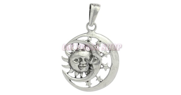 Surya Chandra Locket in Pure Sterling Silver Buy online