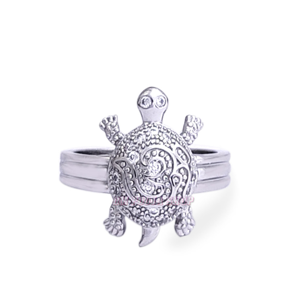 Buy quality 92.5 sterling silver micro tortoise ring ms-3699 in Rajkot