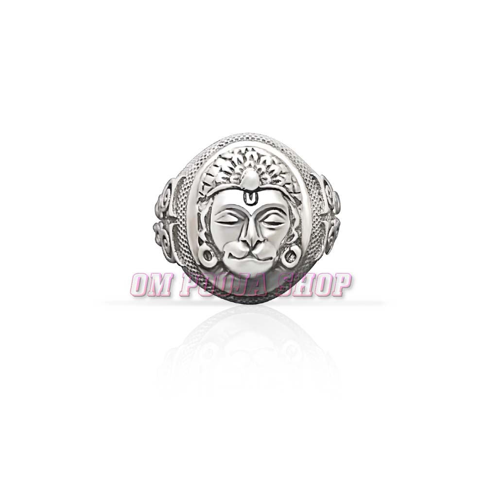 Mahaveer Hanuman Ram Bhakt 925 Silver Ring