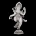 Dancing Ganesha Sterling Silver Statue - Size: 2 inches