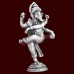 Dancing Ganesha Sterling Silver Statue - Size: 2 inches