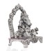 Shree Ganesh Pure Silver Statue - Size: 2.25 x 2.2 x 1.2 inches