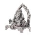 Shree Ganesh Pure Silver Statue - Size: 2.25 x 2.2 x 1.2 inches