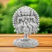 Kartikeya 3D Silver Idol - Size: 2.5 inches