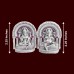 Lakshmi Ganesha Seated idol in Sterling Silver