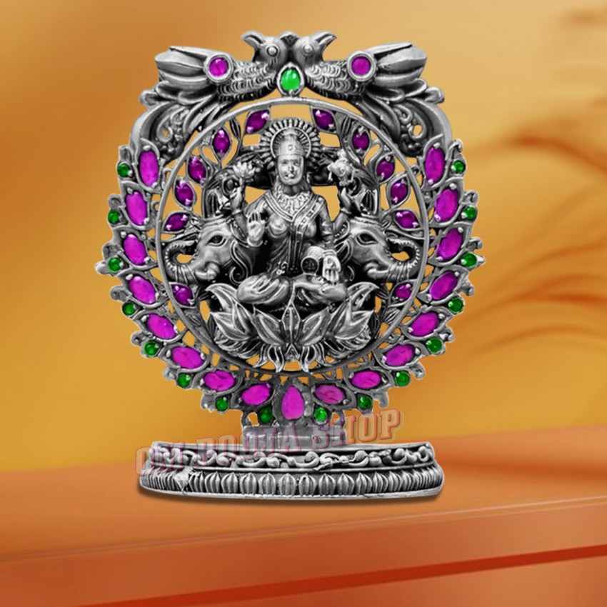 Mahalakshmi Idol in 925 Pure Silver for Ritual