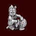 Makkha Gopal Baby Shri Krishna Idol with Kamdhenu Gaay Cow in 925 Pure Silver