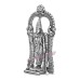 Meenakshi Amman Idol in Sterling Silver - Size: 1.5 to 6 inches