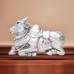 Nandi ji Maharaj 925 Silver Idol - Size: 1 to 3 Inches