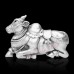 Nandi ji Maharaj 925 Silver Idol - Size: 1 to 3 Inches