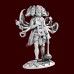 Panch Mukhi Hanuman with Standing Posture Idol in 925 Silver - 1.9 inch & 2.5 inch