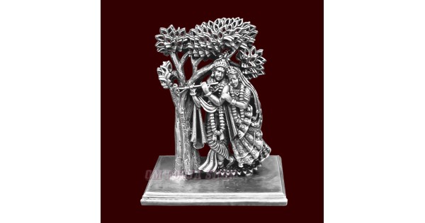 Lord Radha-Krishna Standing Pose Handmade Miniature 16